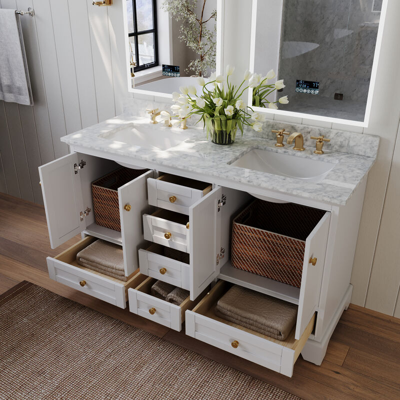 Audrey 60 in. Bath Vanity Set