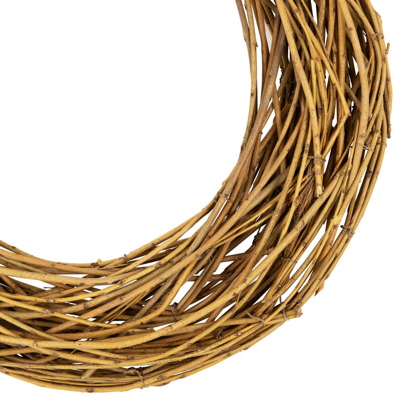 Natural Grapevine and Twig Artificial Spring Wreath - 15"