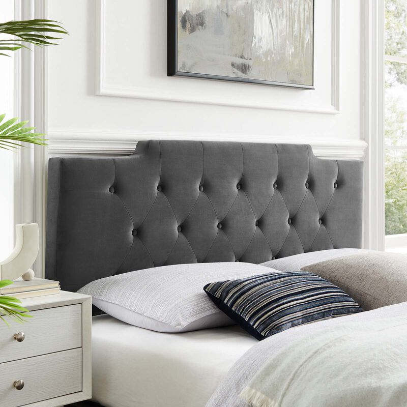 Modway - Juliet Tufted Full/Queen Performance Velvet Headboard image number 1