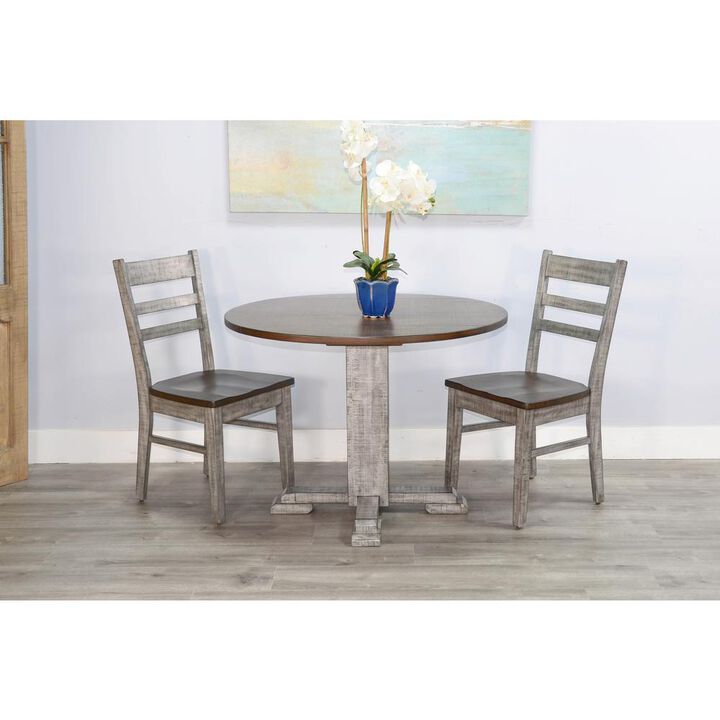 Sunny Designs Drop Leaf Round Table