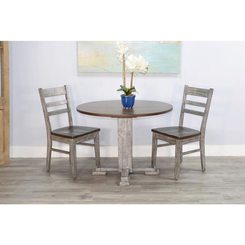 Sunny Designs Drop Leaf Round Table