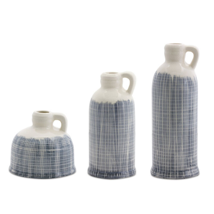 Set of 3 Decorative Jugs for Home Decor