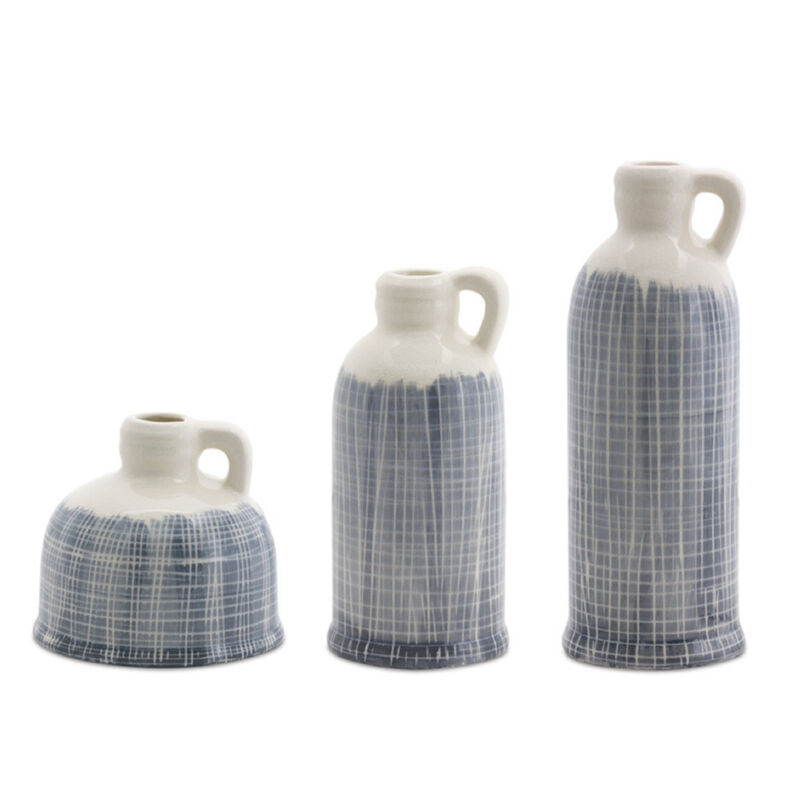 Set of 3 Decorative Jugs for Home Decor