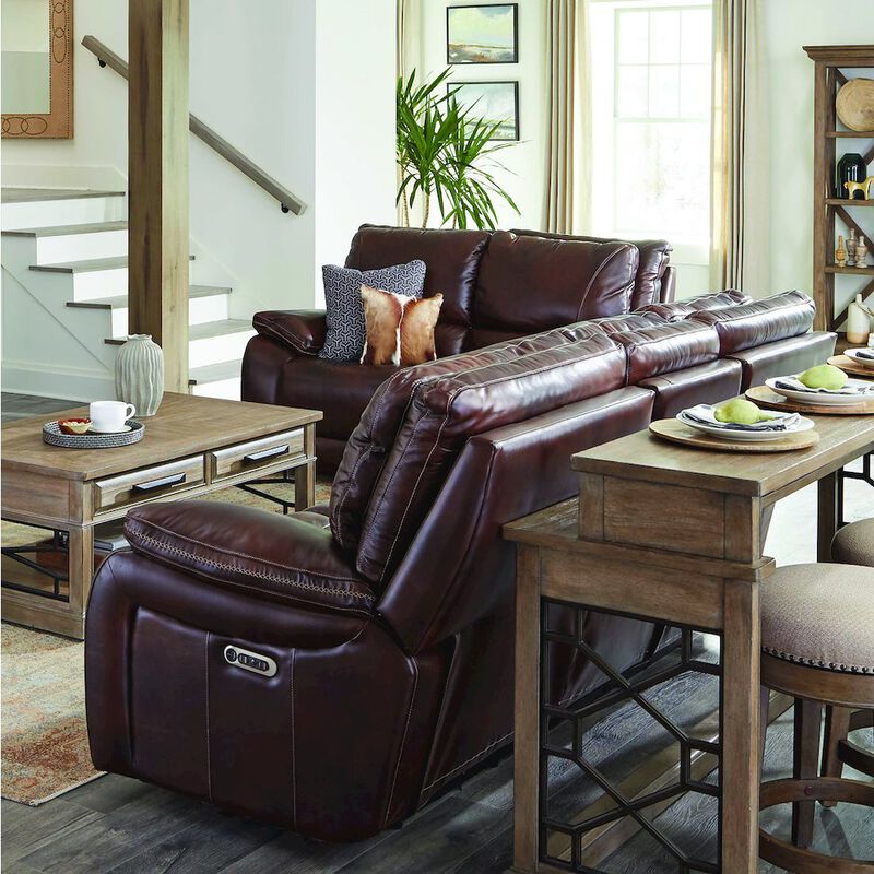 Parker Living Vail - Burnt Sienna Power Reclining Sofa and Loveseat