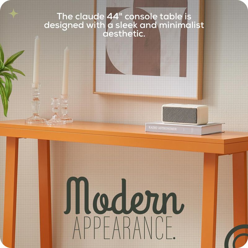 Kings Brand Furniture Claude Narrow Console Table Perfect for Sofa Table, Entryway Table