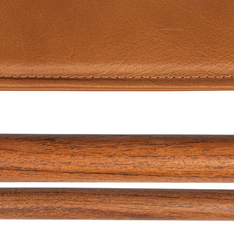 Solid Wood and Leather Dining Chair, Set of 2 image number 5