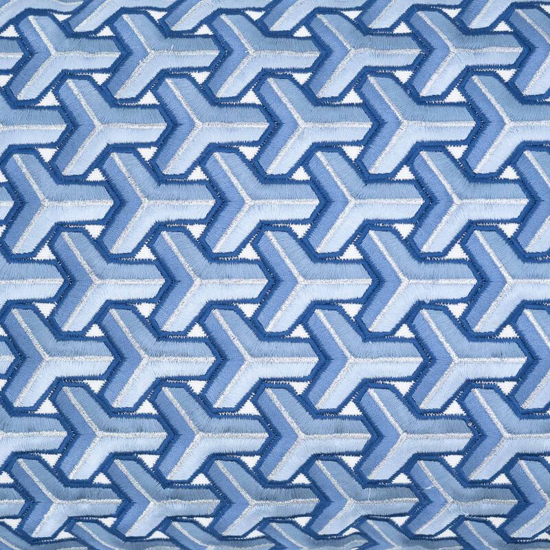 Peace Blue Throw Pillow, 12" X 20"