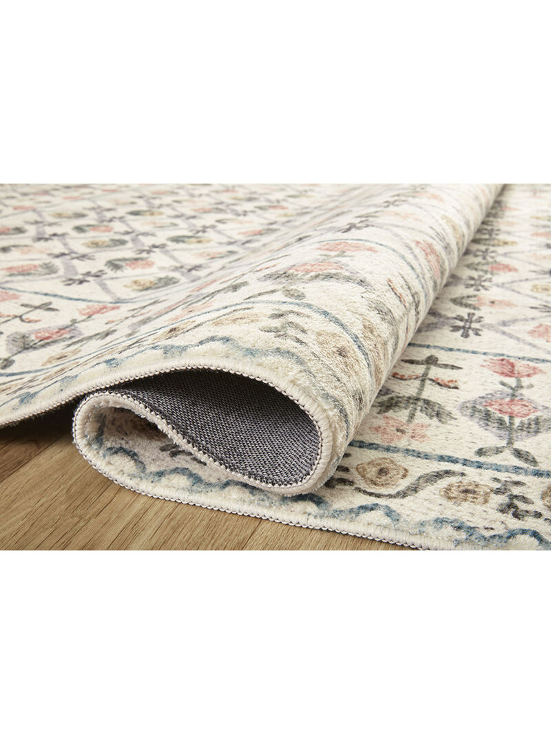 Eden Lattice Ivory 2'6" x 11'6" Runner Rug