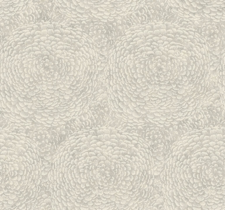 Floret Off White Wallpaper