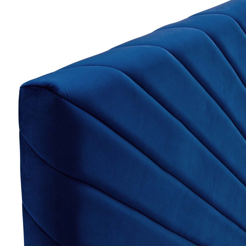 Modway - Alyson Angular Channel Tufted Performance Velvet Full / Queen Headboard image number 4