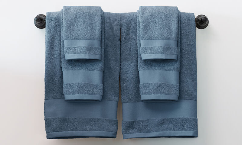 6 Bathroom Towels 100% Cotton Essentials