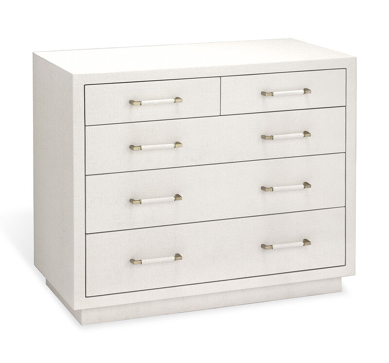 Taylor 5 Drawer Chest - White