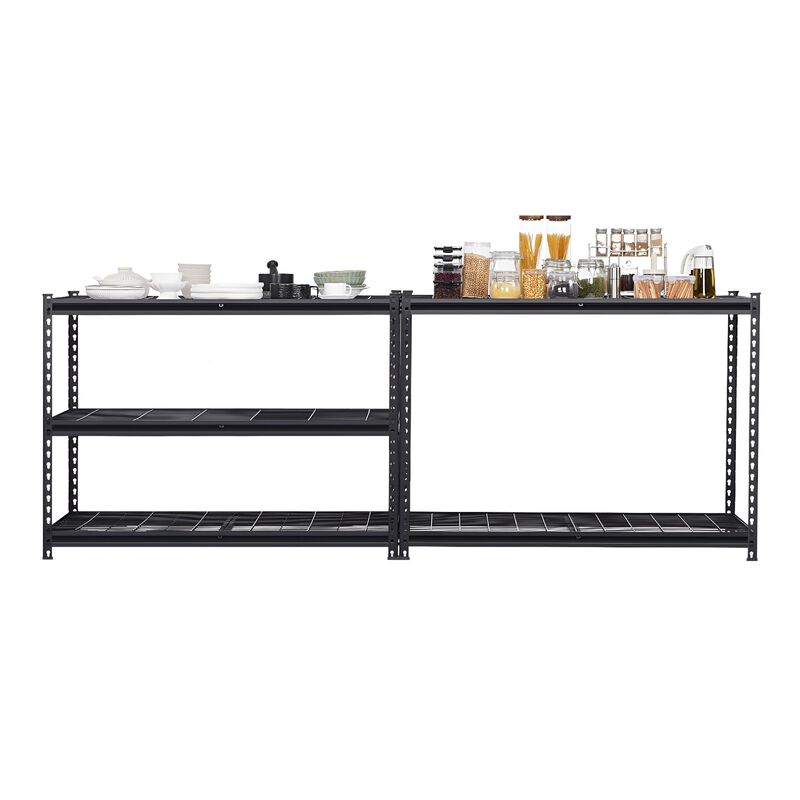 5 Tier Heavy Duty Metal Shelving 3000 Lbs Adjustable Garage Utility Rack image number 3
