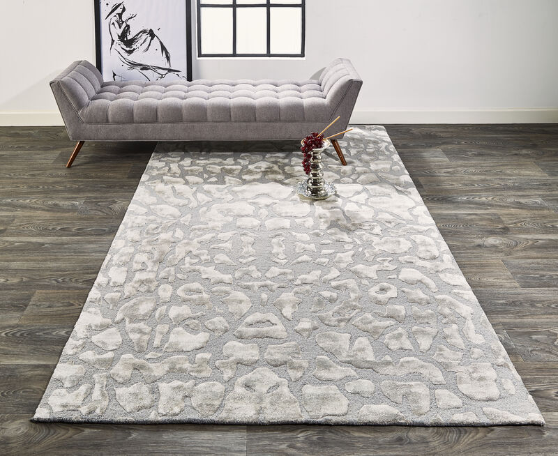 Mali 8629F Gray/Silver 5' x 8' Rug image number 2