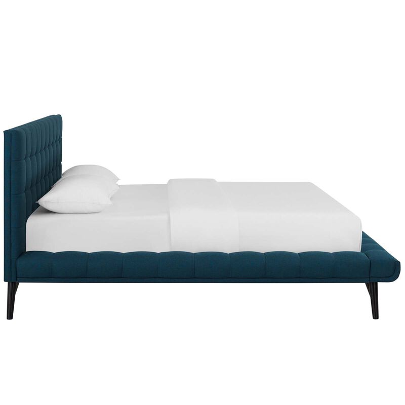 Modway - Julia Queen Biscuit Tufted Upholstered Fabric Platform Bed image number 3