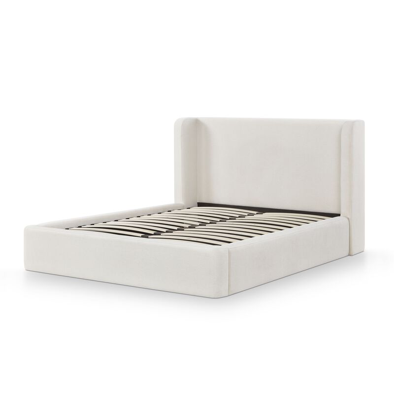Harmony Tan Performance Chenille Queen Bed image number 5