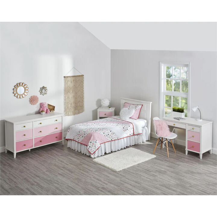 Monarch Hill Poppy 6 Drawer Dresser with 2 Sets of Knobs