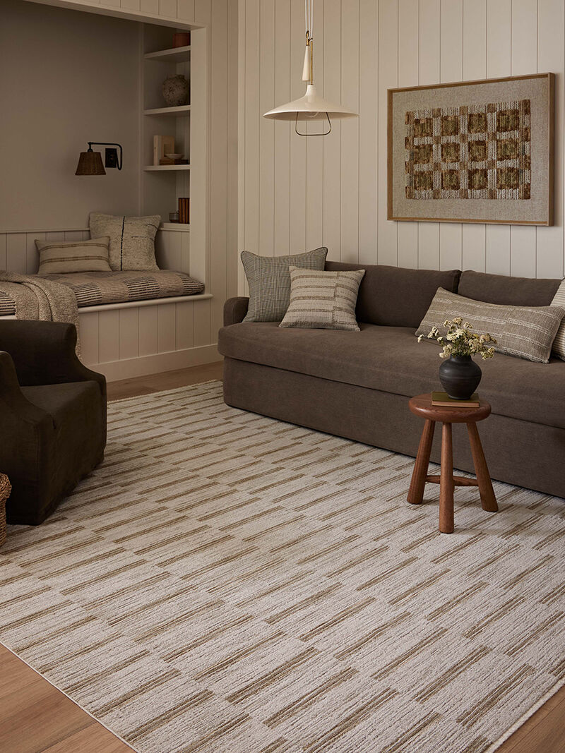 Cali CIL04 Ivory/Tobacco 7'10" x 10' Rug by Amber Lewis x Loloi