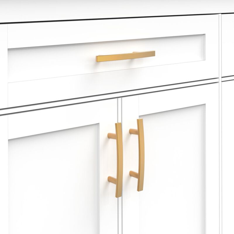 Hestia Hardware 10 Pack 3 Inch Slim Arch Cabinet Pull image number 1