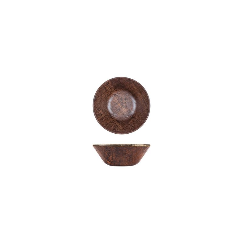 Turgla EcoGrain dia.6" h:2.25" 17 oz. Round Brown Composite Bowl (Set of 4) image number 4