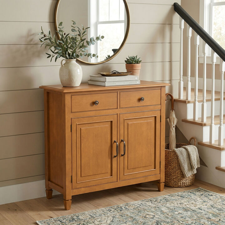 Connaught 40 inch Wide Solid Wood Traditional Entryway Storage Cabinet