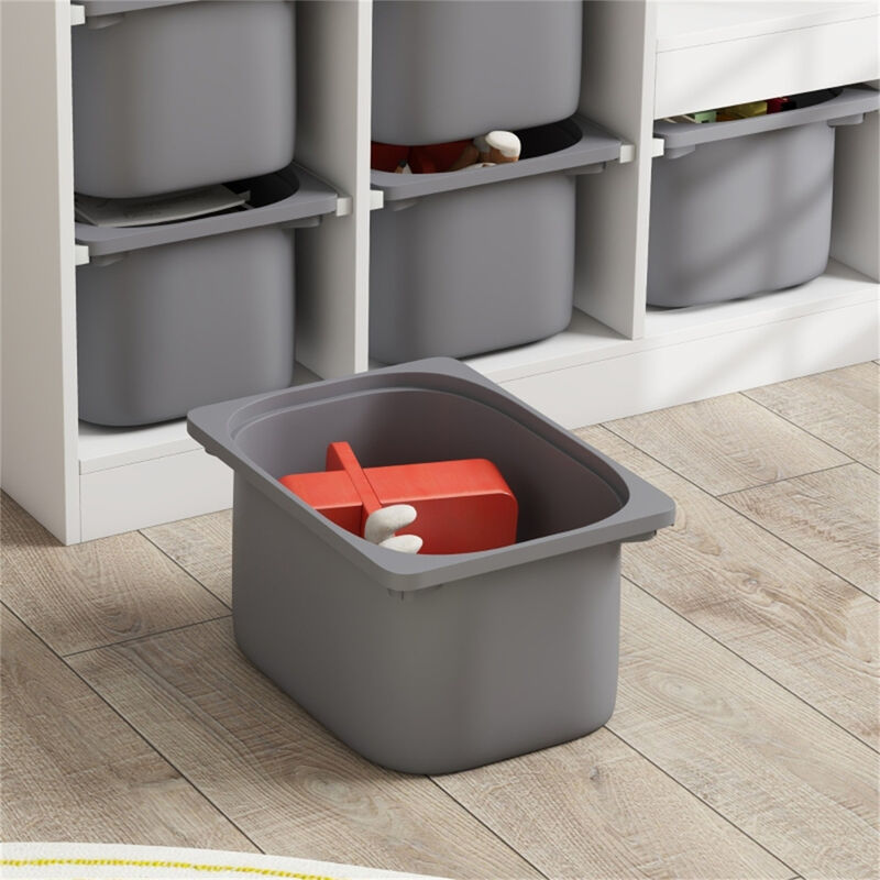 Storage Bins &ndash; Durable and Stackable Organizers for Home, Garage, or Office