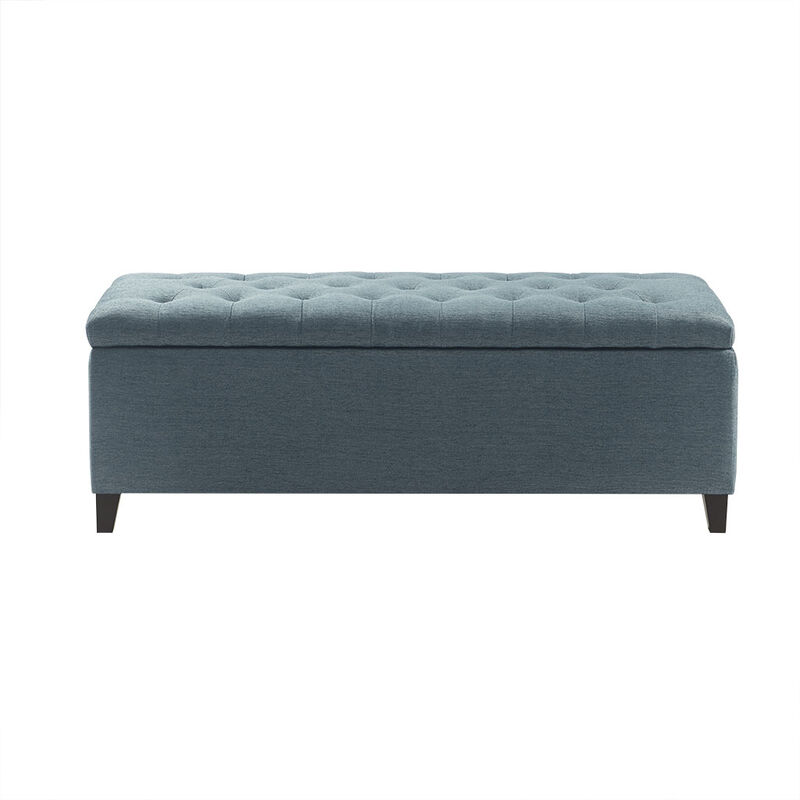 Gracie Mills Bianca Tufted Upholstered Storage Bench with Soft Close