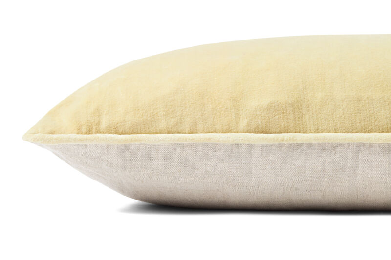 PMH1153 Straw/Natural 13'' x 35'' Down Pillow by Magnolia Home by Joanna Gaines x Loloi