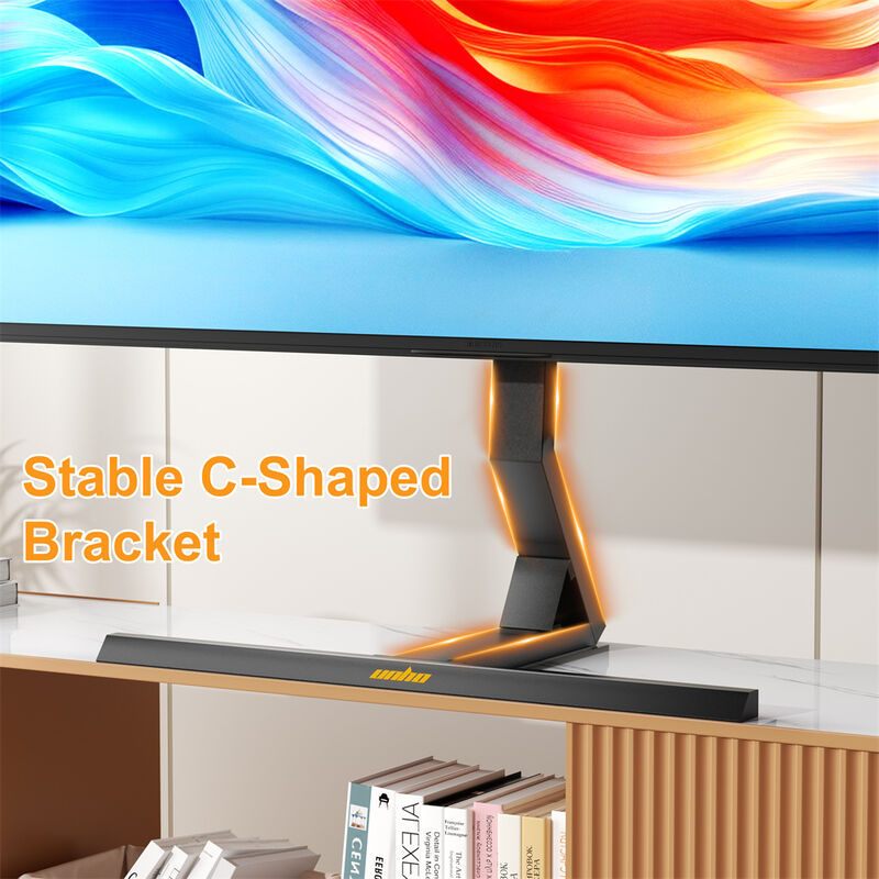 Tabletop TV Stand 40-75 Inch Swivel Height Adjustable VESA 600x400 Up To 110 Lbs image number 6