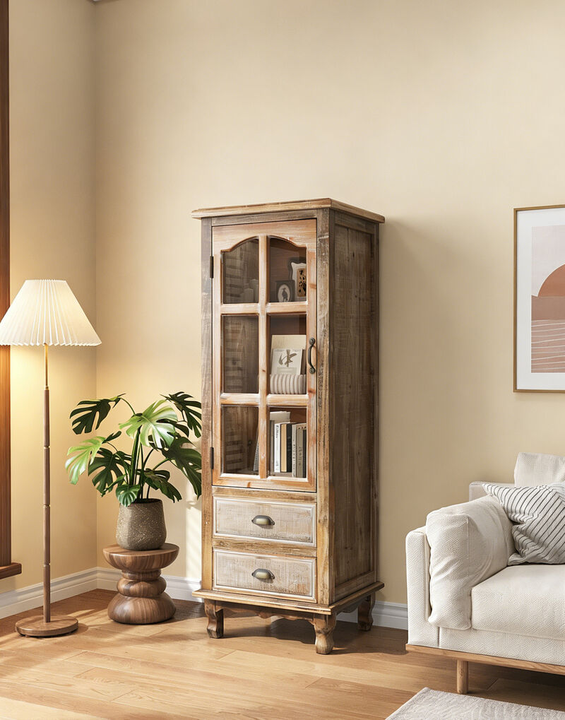 Vomkal Wooden Storage Cabinet image number 2