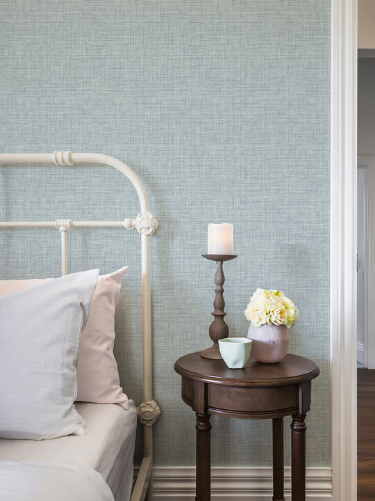 Tuckernuck Slate Linen Wallpaper (Set of 2)