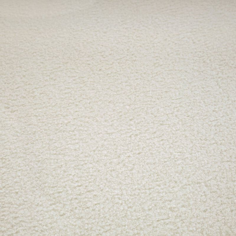 Meridian Furniture Argyle Cream Teddy Fabric Chaise/Loveseat