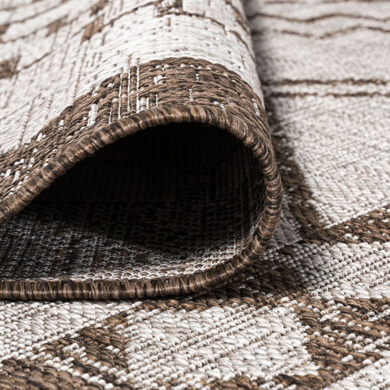 Marokko Diamond Tribal Medallion Indoor/Outdoor Area Rug