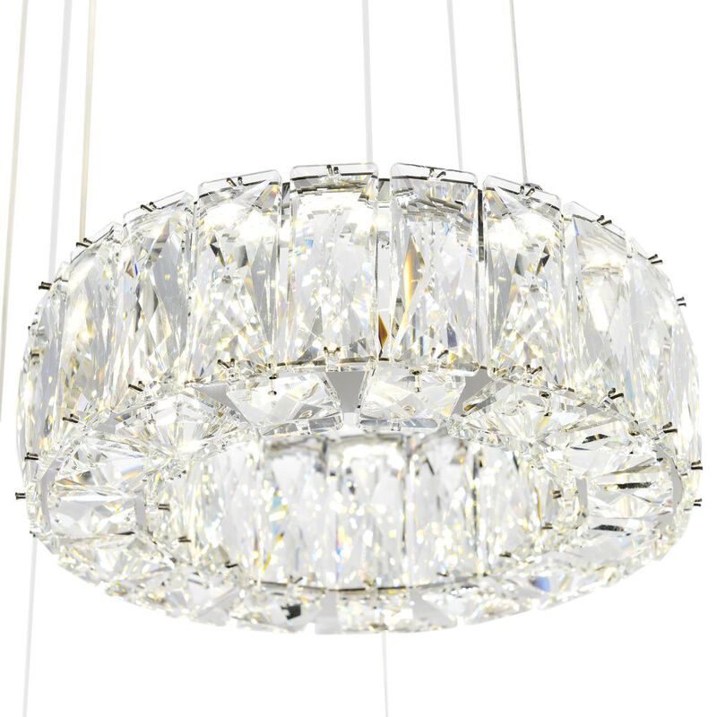 CWI Lighting Madeline LED Chandelier With Chrome Finish