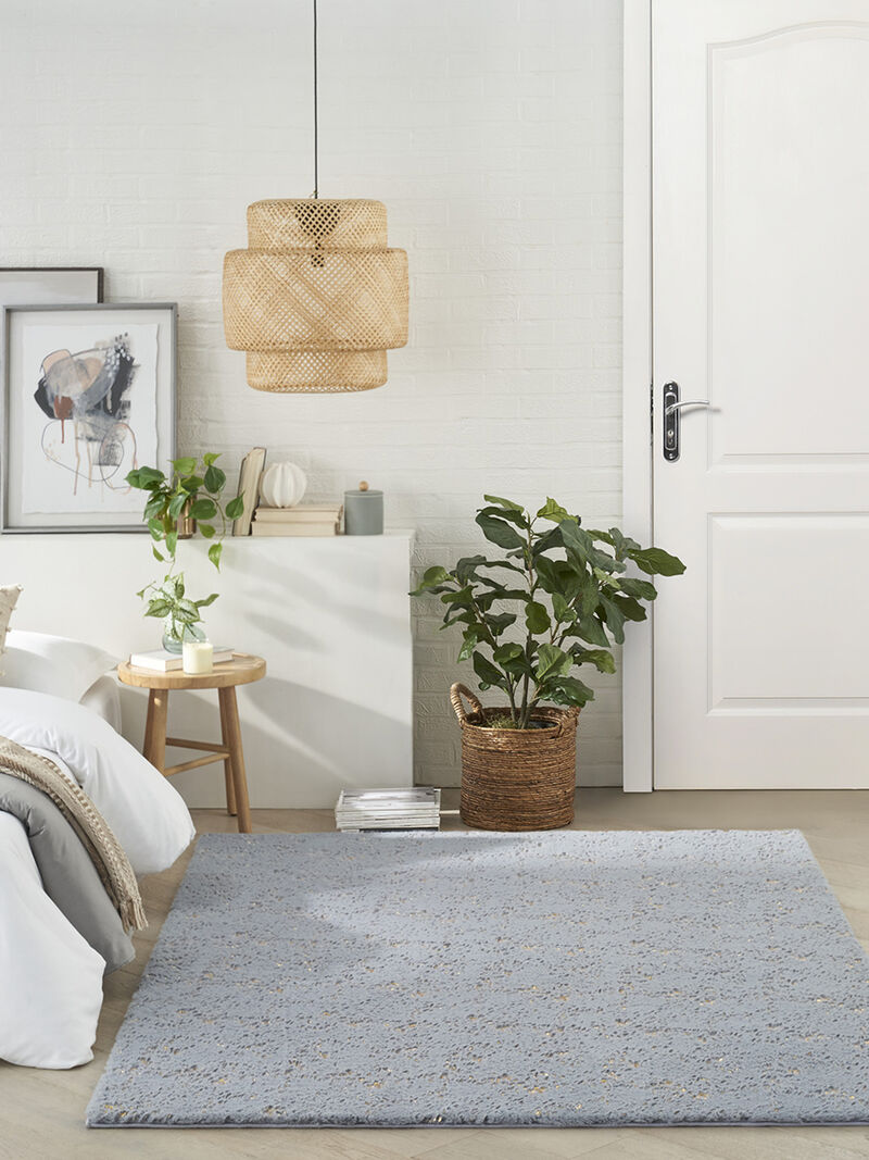 Cozy Shimmer CSH01 Slate/Gold 7'9" x 9'9" Rug