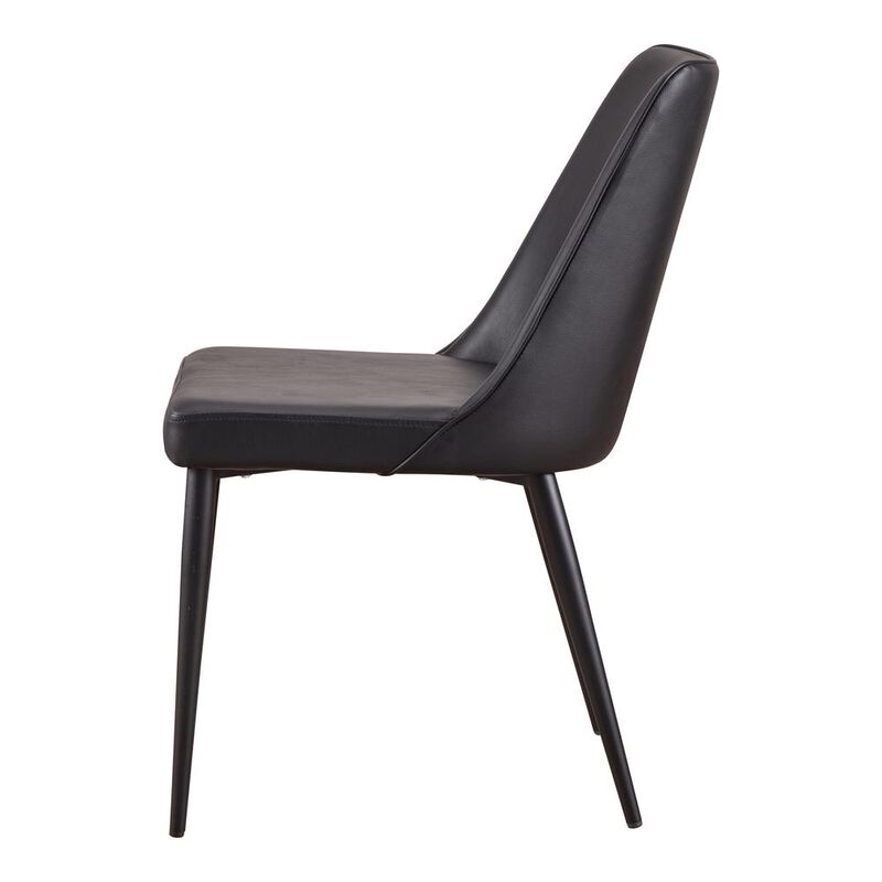 Moe&rsquo;s Lula Dining Chair Black Vegan Leather-M2 image number 4