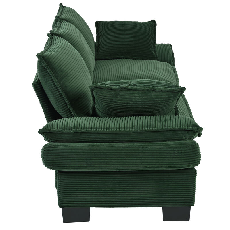 Merax Corduroy Fabric Sofa Couch