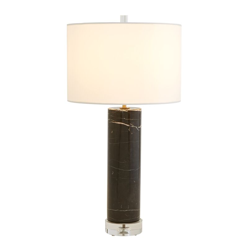 Marble Cylinder Table Lamp