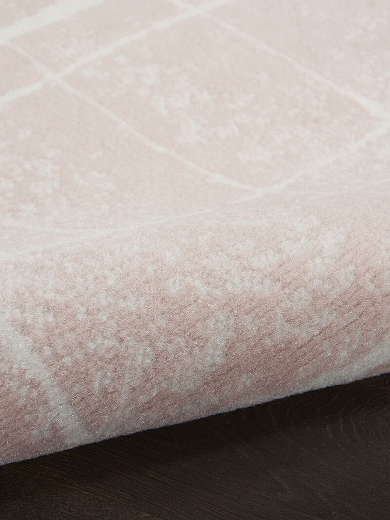 Whimsicle WHS09 Pink/Ivory 4' x 6' Rug