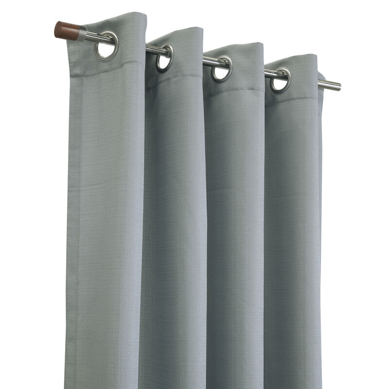 Habitat 100% Polyester Jamie Light Filtering Machine washable Grommet Curtain Panel Blue