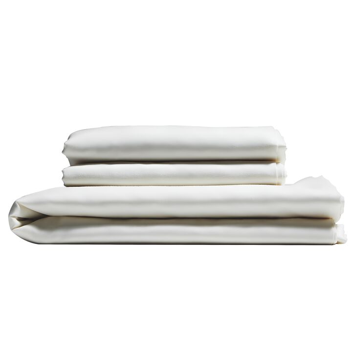 Queen Size 4-Piece Bed Sheet Set, Cooling Microfiber with Deep Pocket Sheets