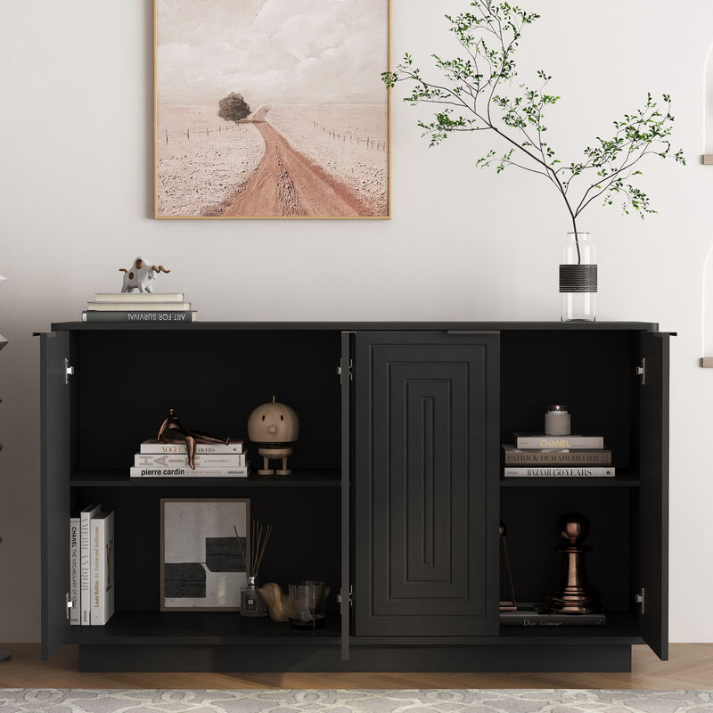 Lerdax Modern Sideboard Buffet Cabinet image number 2