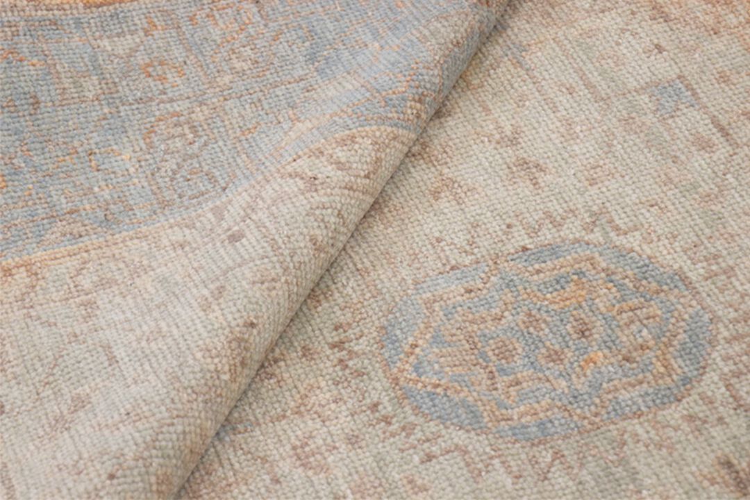 Oushak Hand-Knotted Wool Area Rug