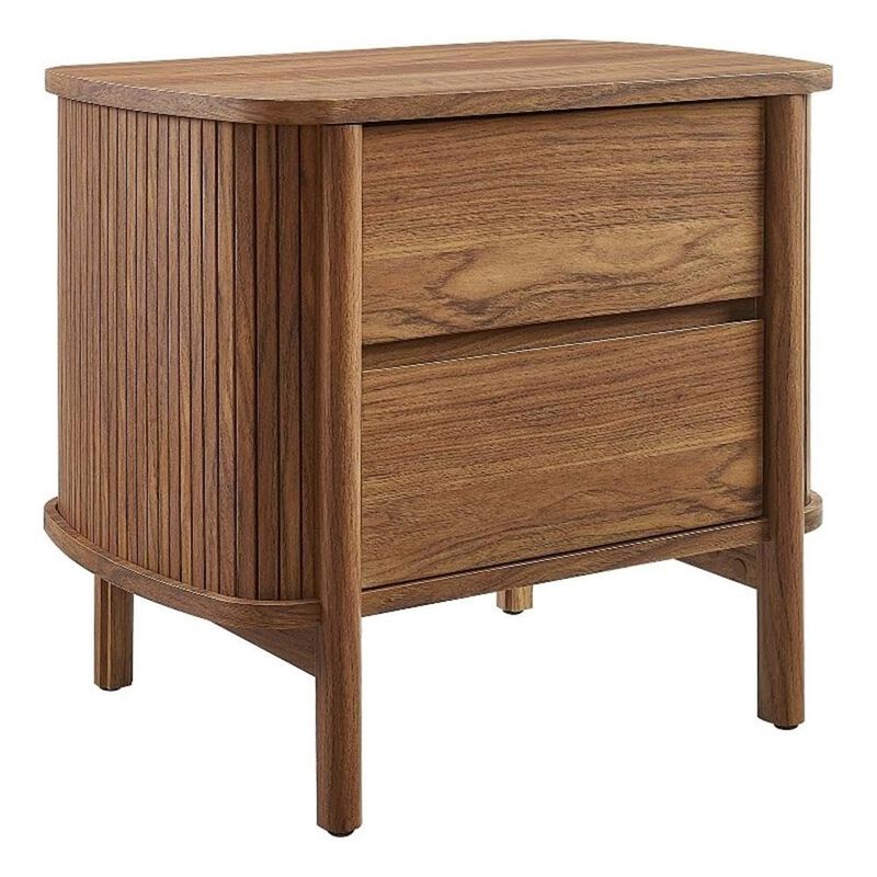 Cadence Fluted 2-Drawer Nightstand in Color image number 0