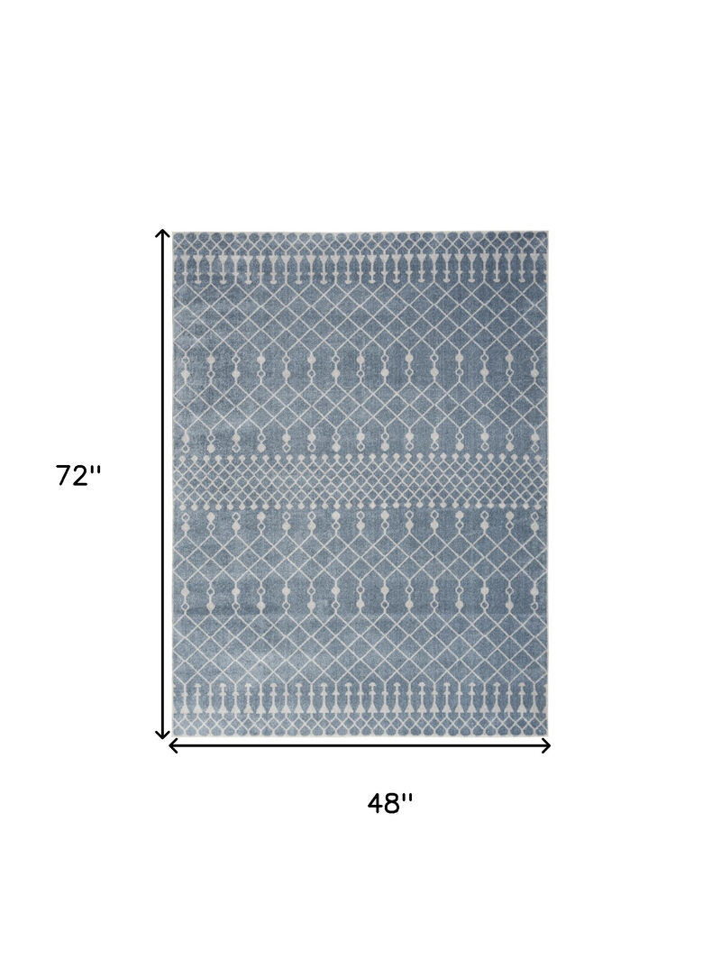 HomeRoots Moroccan Washable Area Rug image number 2