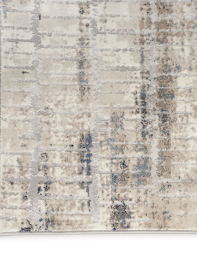 CK022 Infinity IFN02 Ivory/Gray/Blue 4' x 6' Rug