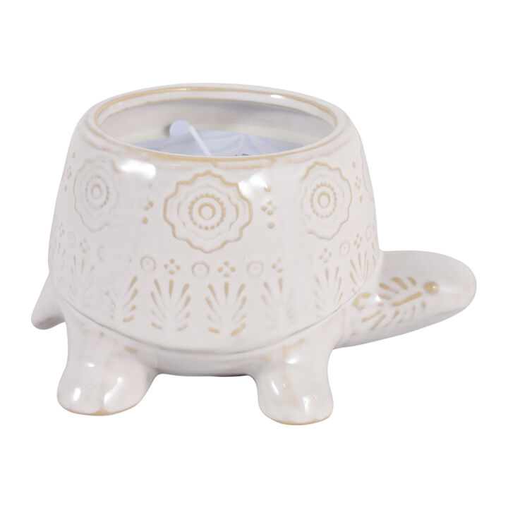 Lavender Turtle Candle