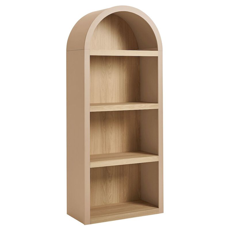 Caleb 4 Arched Display Shelf Bookcase image number 0