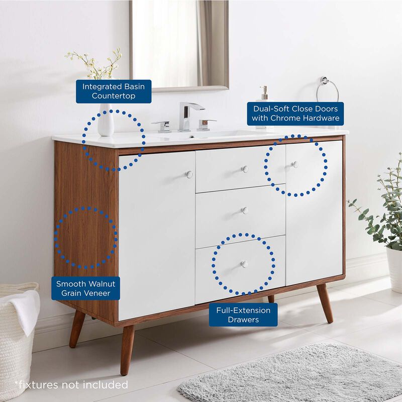Transmit 48" Single Sink Bathroom Vanity image number 9