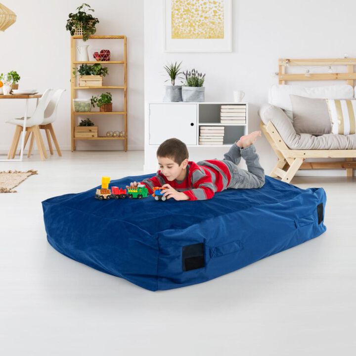 Hivvago Crash Pad Sensory Mat with Foam Blocks and Washable Cover